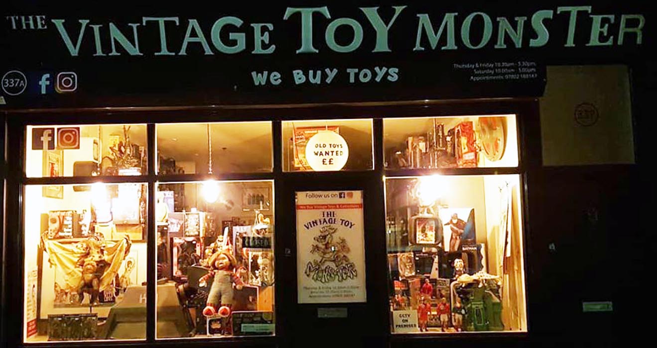 vintage toy store logo