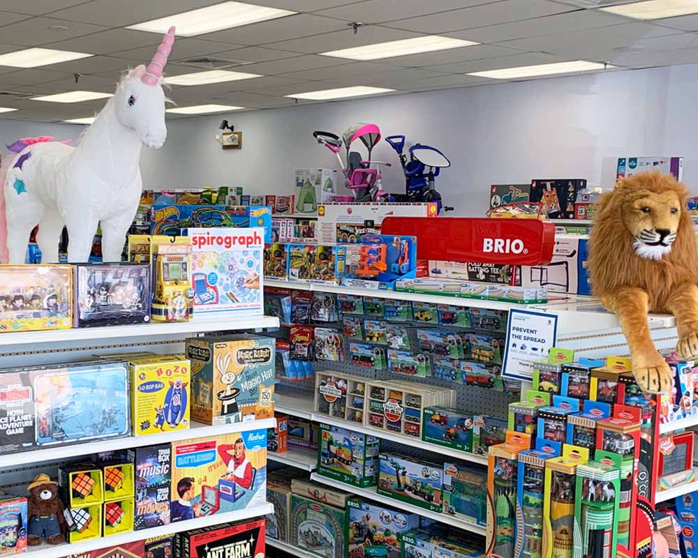 PLAYNOW! Toys and Games has the biggest assortment of toys in the area.  Open since 2020